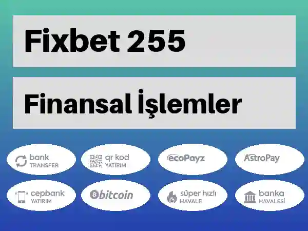 Fixbet Mobil Para yatırma ve çekme 255