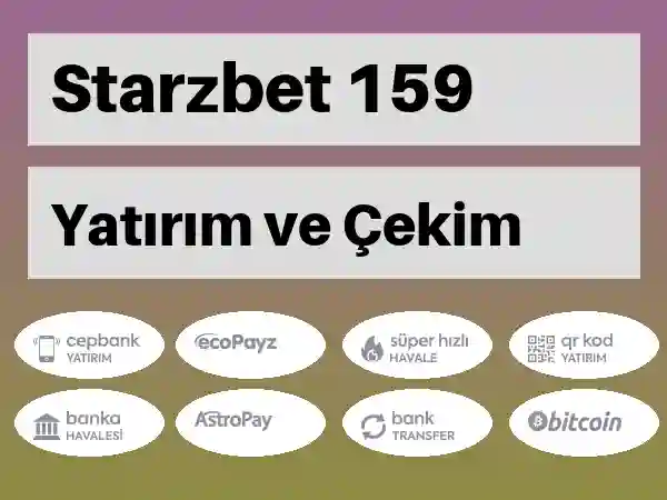 Starzbet Mobil Para yatırma ve çekme 159